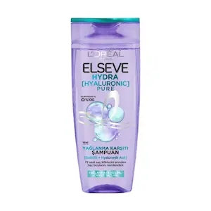 شامپو لورآل مدل ElSEVE Hyaluron Pure مخصوص موهای چرب حجم 399 میلی لیتر