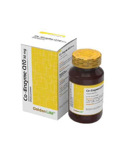 قرص کوآنزیم کیوتن 30 میلی گرم گلدن لایف 60 عدد