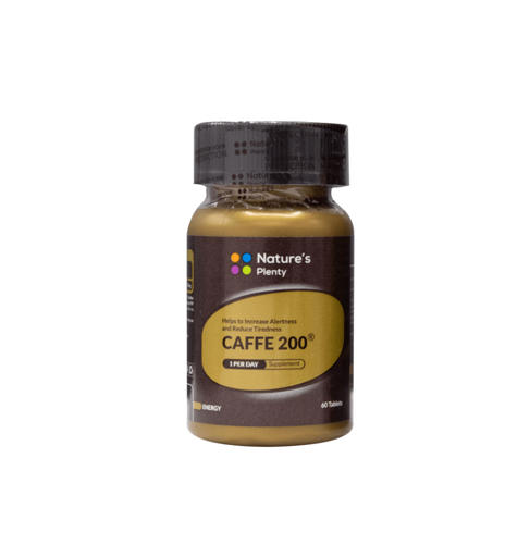 قرص کافی 200 میلی گرم نیچرز پلنتی بستۀ 60 عددی