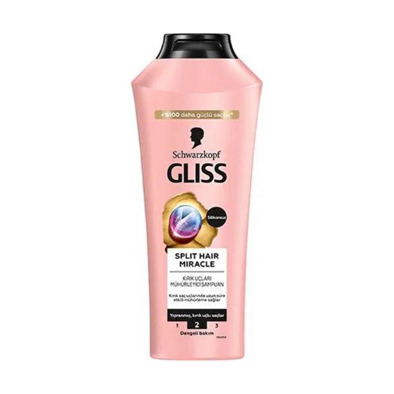 شامپو ضدموخوره گلیس مدل Split Hair Miracle مناسب مو های خشک و آسیب دیده حجم 500 میلی لیتر