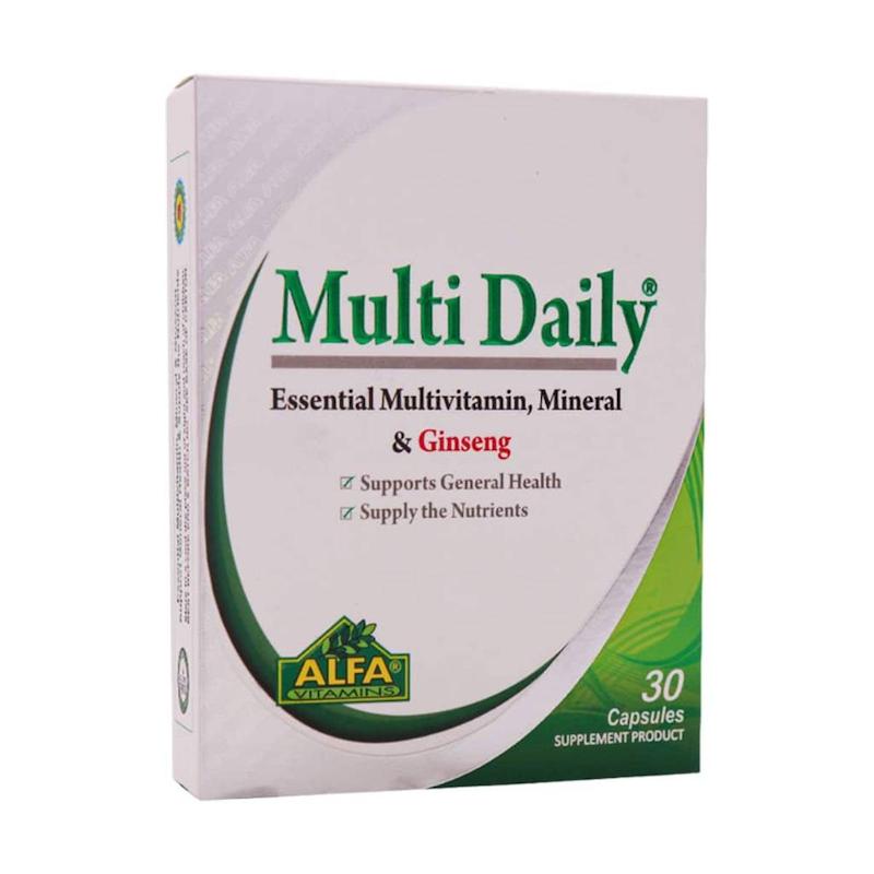 قرص آلفا ویتامینز مدل  Multi Daily بستۀ 30 عددی