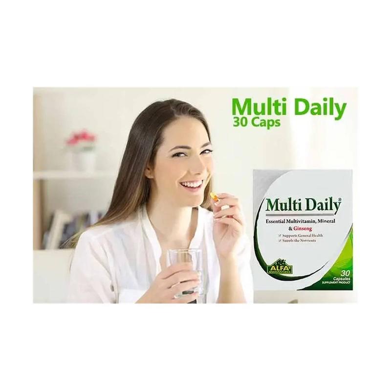قرص آلفا ویتامینز مدل  Multi Daily بستۀ 30 عددی