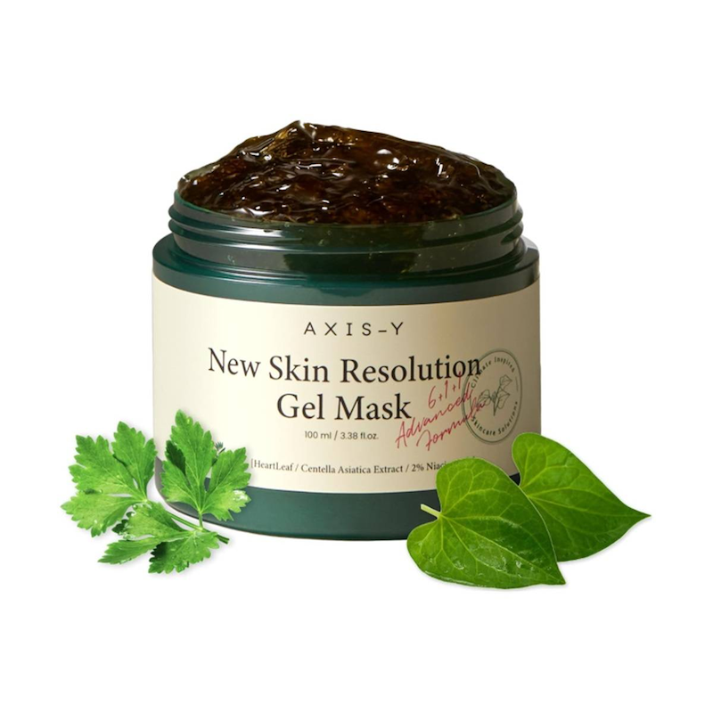 ماسک ژلی تسکین‌دهنده و شفاف‌کنندۀ اکسیس وای مدل New Skin Resolution حجم ۱۰۰ میلی‌ لیتر