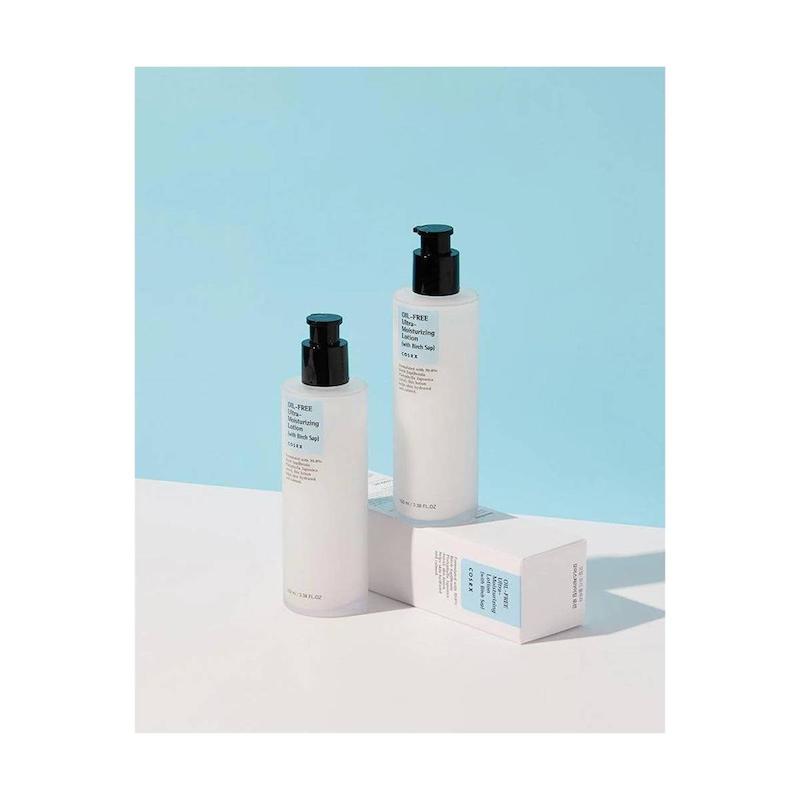 لوسیون آبرسان بدون چربی کوزارکس با عصاره درخت توس مدل Brich حجم 100 میلی لیتر