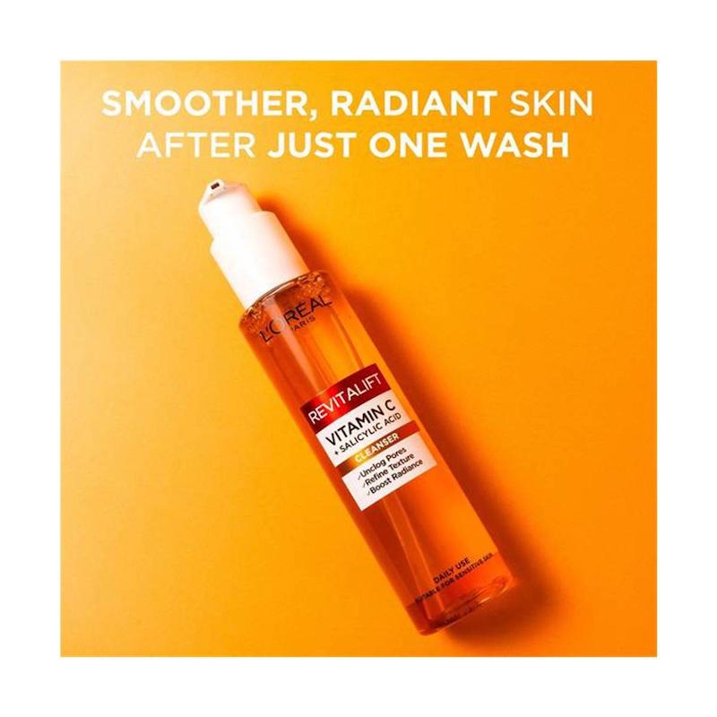  ژل شستتشو و روشن کننده صورت لورال مدل VITAMIN C حجم 150 میلی لیتر