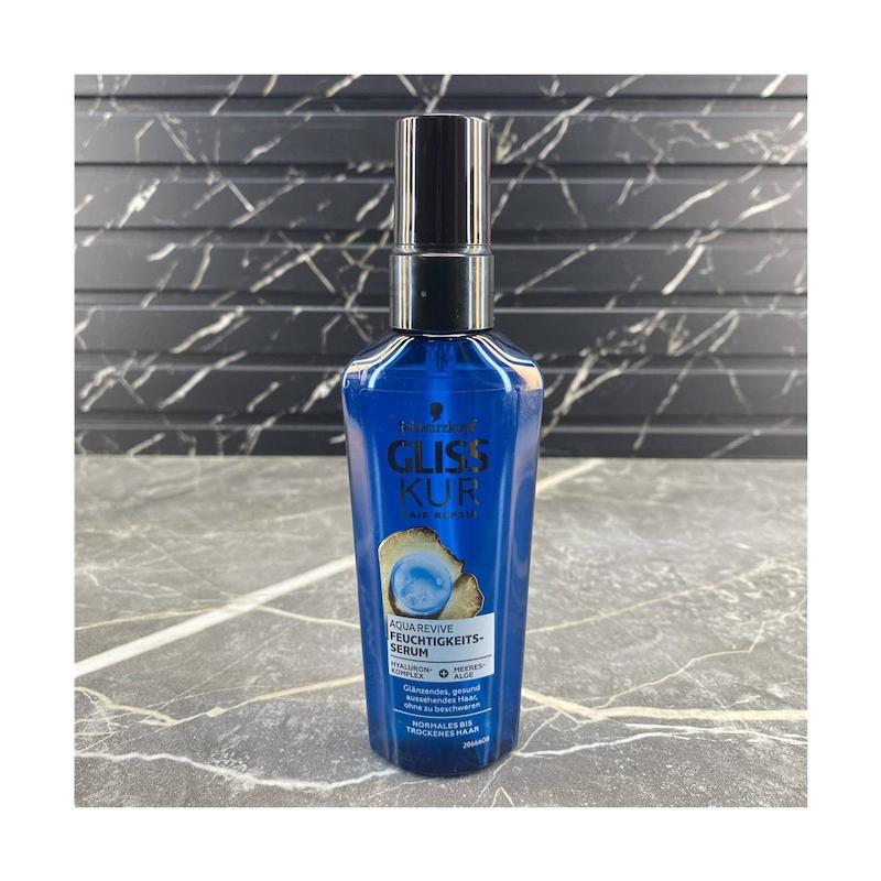 سرم مو ترمیم کننده و آبرسان گلیس مدل Aqua Revive  مناسب موی خشک و معمولی حجم 75 میلی لیتر 