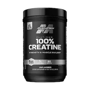 کراتین مونوهیدرات ماسل تک مدل Platinum وزن 400 گرم