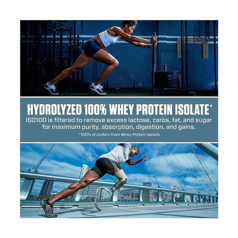 پروتئین وی ایزوله دایماتیز مدل ISO 100 وزن 2.3 کیلوگرم 