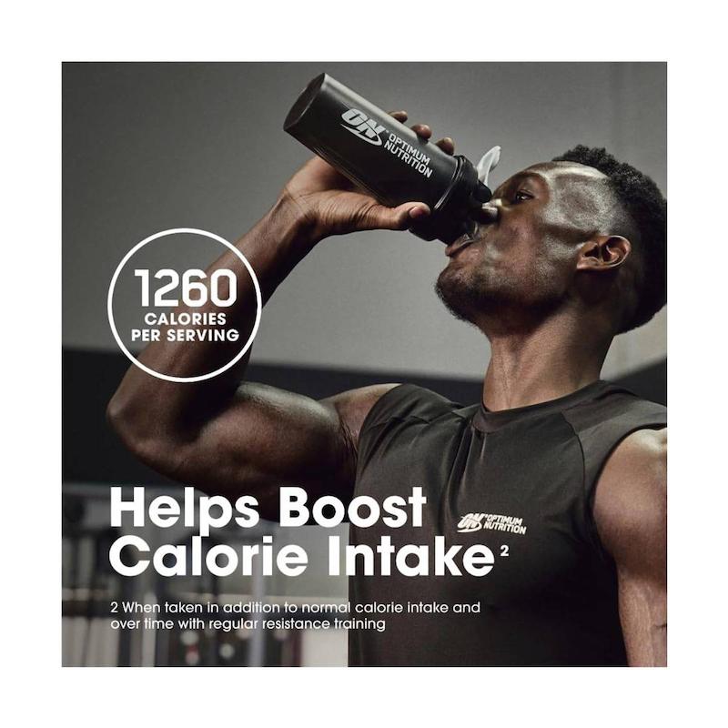 گینر اپتیموم نوتریشن مدل Serious Mass gainer با طعم وانیل وزن 5.44 کیلوگرم