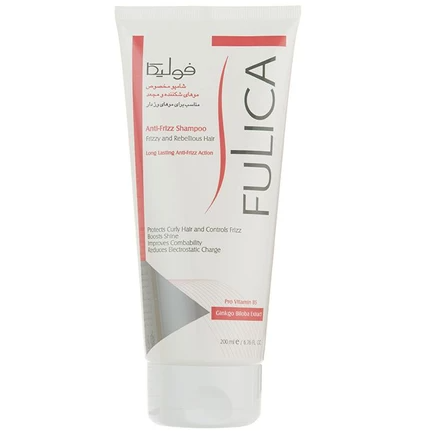 شامپو فولیکا مخصوص موهای مجعد و شکننده حجم ۲۰۰ میلی‌ لیتر