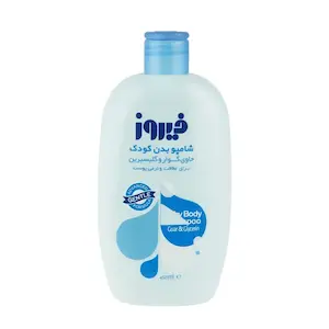 شامپو بدن بچه فیروز حاوی گوار و گلیسیرین حجم ۴۵۰ میلی لیتر