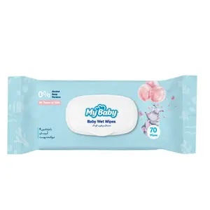 دستمال مرطوب کودک مای بیبی بستۀ ۷۰ عددی