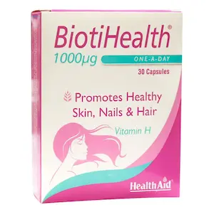کپسول بیوتی هلث ۱۰۰۰ میکروگرمی مدل BiotiHealth  ۳۰ عددی 