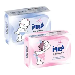 صابون بچه فیروز مدل کلاسیک مناسب انواع پوست وزن 100 گرم