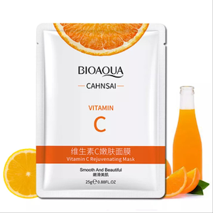 ماسک صورت ورقه ای بایواکوا ویتامین سی