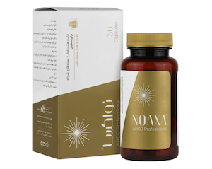 کپسول تقویت سیستم ایمنی نواکسا عبیدی مدل AHCC Professional تعداد 30 عددی